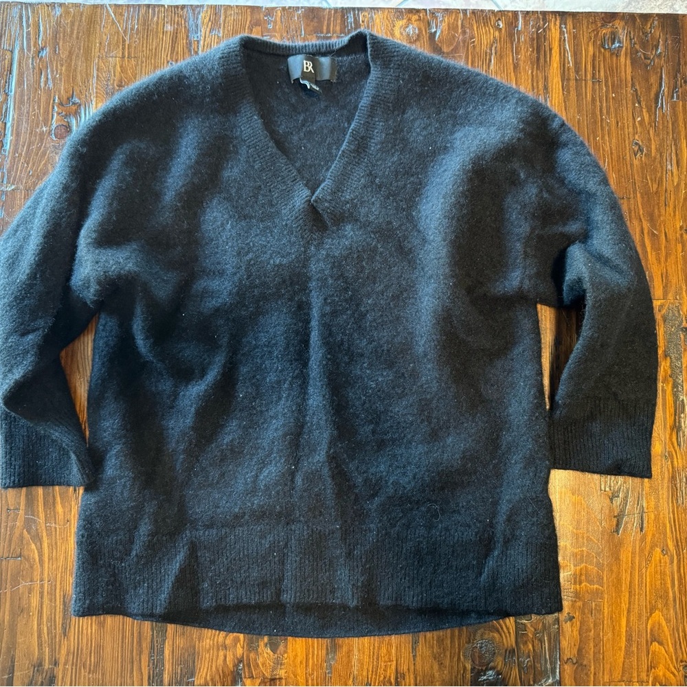 Banana Republic Black V-Neck Sweater